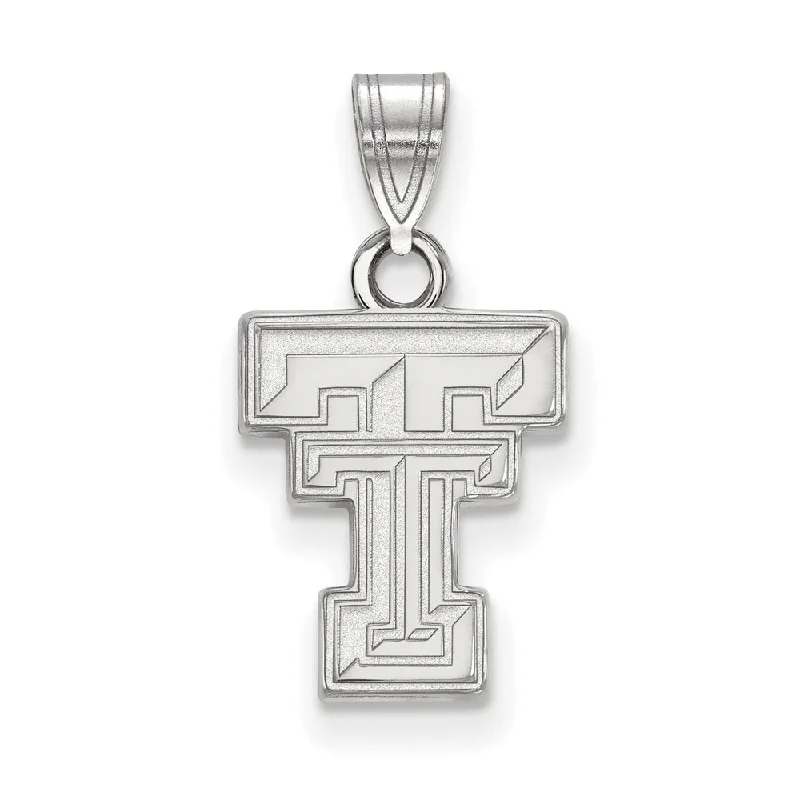 Hand - Carved Jade Buddha Pendant for Spiritual and Cultural Significance14k White Gold Texas Tech U. Small 'TT' Pendant