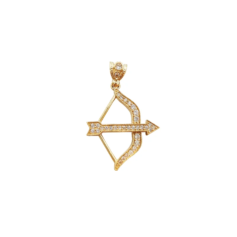 Water - Resistant Stainless Steel Diving - Themed Pendant for DiversBox and Arrow Pendant (14K)