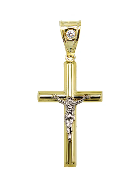 Stainless steel pendants for durability10K Gold Crucifix Pendant | 2 Grams