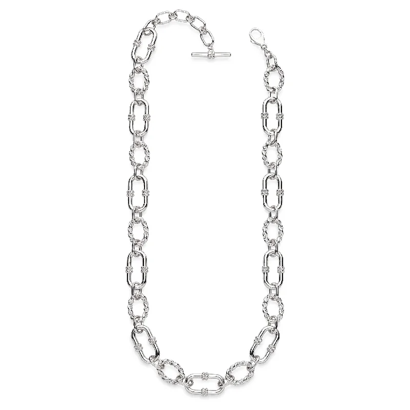 High - Polish Chain Rings for a Shiny and Glamorous LookKit Heath Sterling Silver Rope Link Chain Necklace