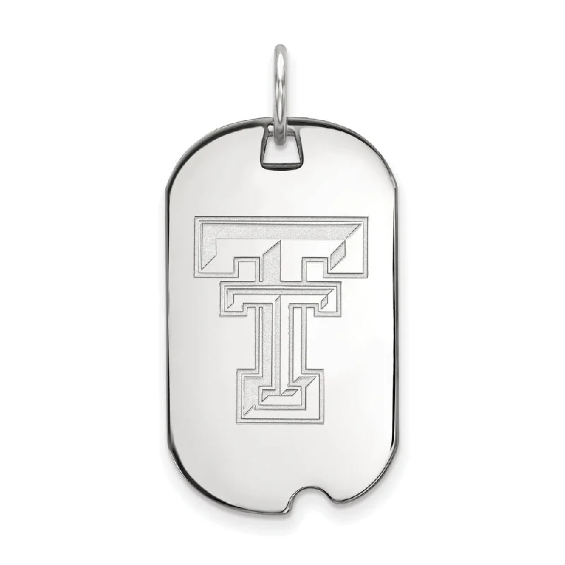 Hand - Carved Jade Buddha Pendant for Spiritual and Cultural SignificanceSterling Silver Texas Tech U. Dog Tag Pendant