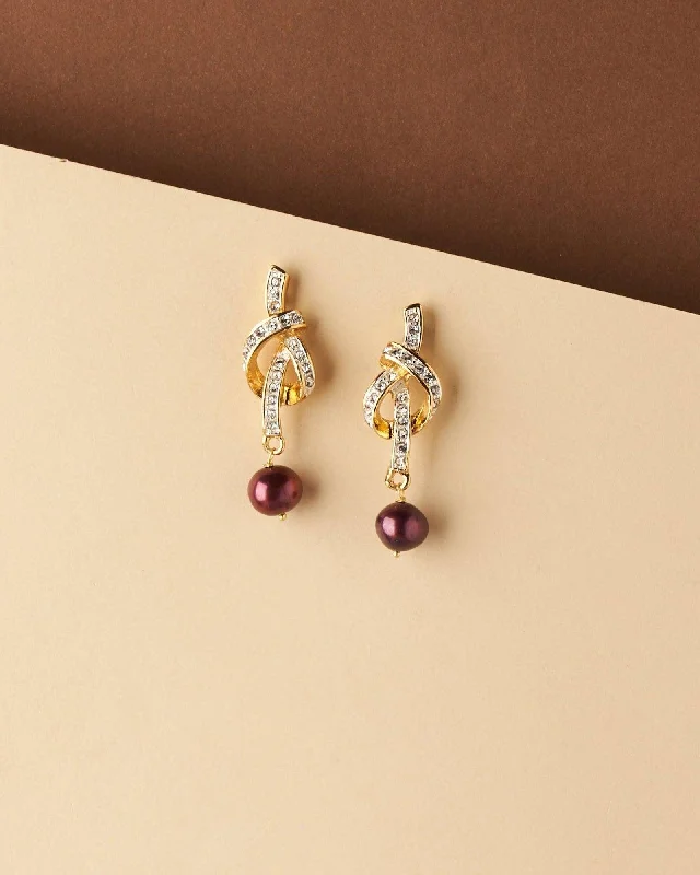 Custom - designed drop earrings to match your styleTrendy & Elegant Metallic Earring