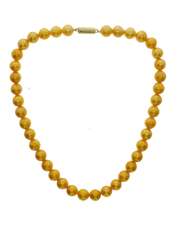 Chain Rings with a Built - in Compass for AdventurersGraceful Yellow Pearl Necklace