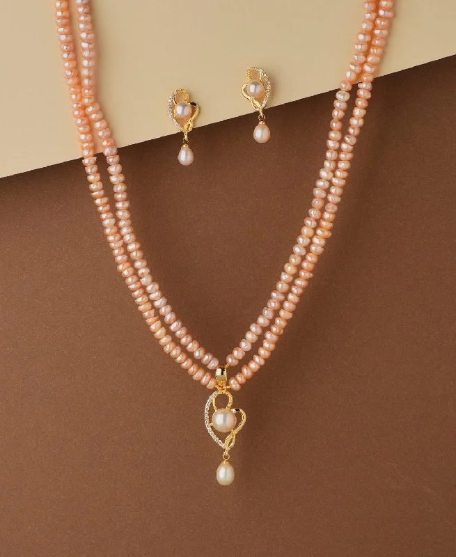 Scented Chain Rings with a Subtle Aromatherapy ScentPretty Real Pearl Necklace Set