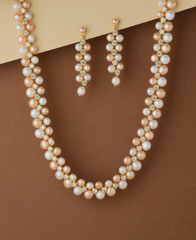 Waterproof Chain Rings for Water - Based ActivitiesRavishing Real Pearl Necklace Set