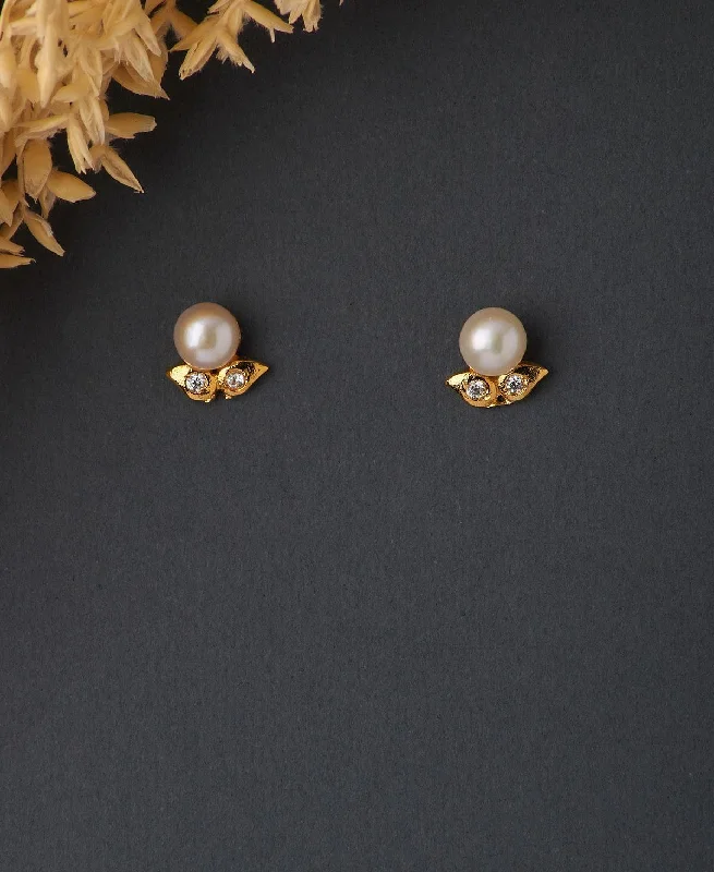 Custom - designed drop earrings to match your styleSweet & Simple Pearl Stud Earring